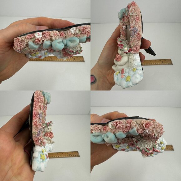 Small Vtg Dreamsicles Cherub Angel Heart Shape Picture You Picture Photo Frame - Picture 4 of 14